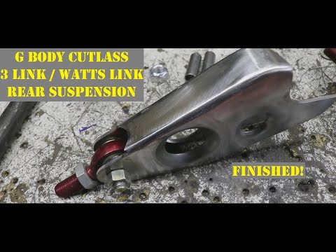 Finishing The G Body Cutlass 3 Link / Watts Link Rear Suspension