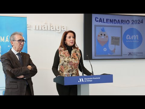 Presentacin del calendario solidario 2024 de la Asociacin Autismo Mlaga