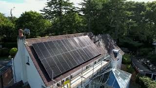 New solar panel installation in Corfe Mullen.