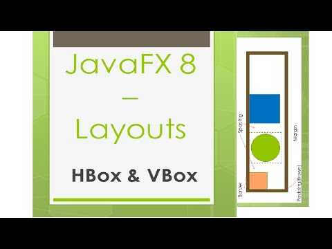 JavaFX 8 Tutorial - HBox & VBox (Layouts)  #9