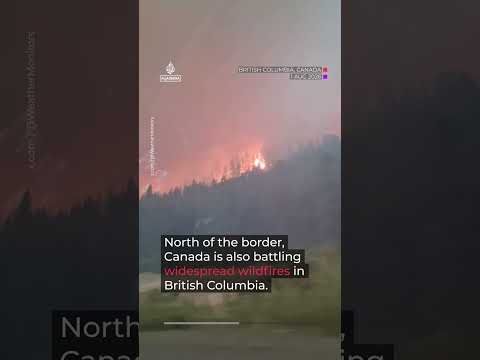 Wildfires force mass evacuations across the Pacific Northwest