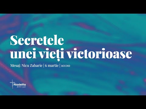 Nicu Zaharie | Secretele unei vieti victorioase