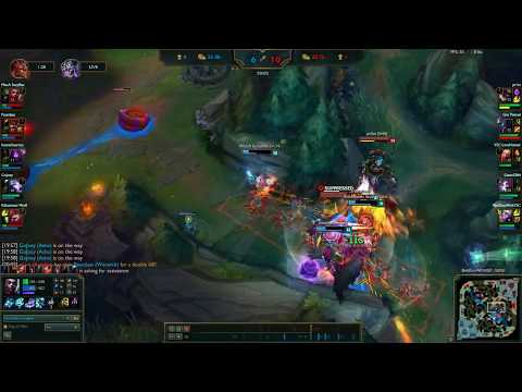 SHEN'S 9 MAN RUMBLE ULT ON ENEMY TEAM 1V5