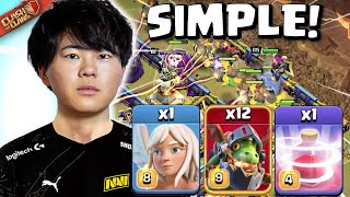 Gaku’s Recall INFERNO DRAGON attack is SIMPLE AND SMART! Clash of Clans