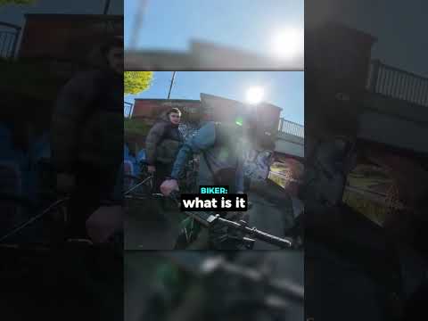 Biker Encounters Group Of Supposed 