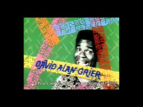 In living color theme + lyrics on screen