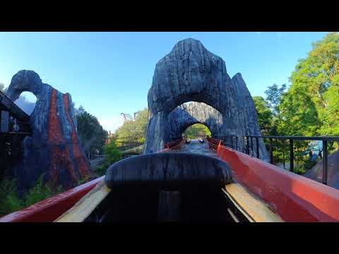 Dino Splash - Plopsaland De Panne - Onride POV 4K (2021)