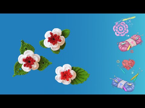 Mărțișor. Floare croșetată pas cu pas