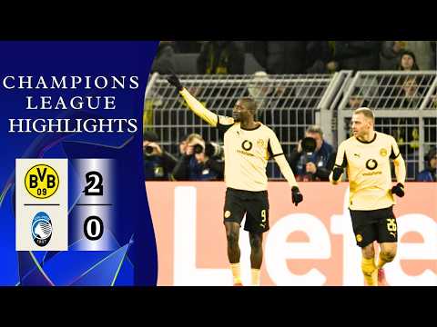 Borussia Dortmund - Atalanta | 2-0 | Highlights | Champions League 2025-26 | dortmund atalanta