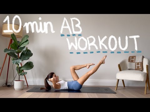 10MIN everyday pilates ab workout - flat stomach & slim waist