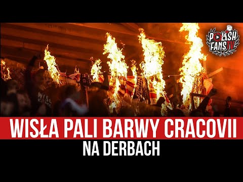 Wisła pali barwy Cracovii na derbach (07.11.2021 r.)