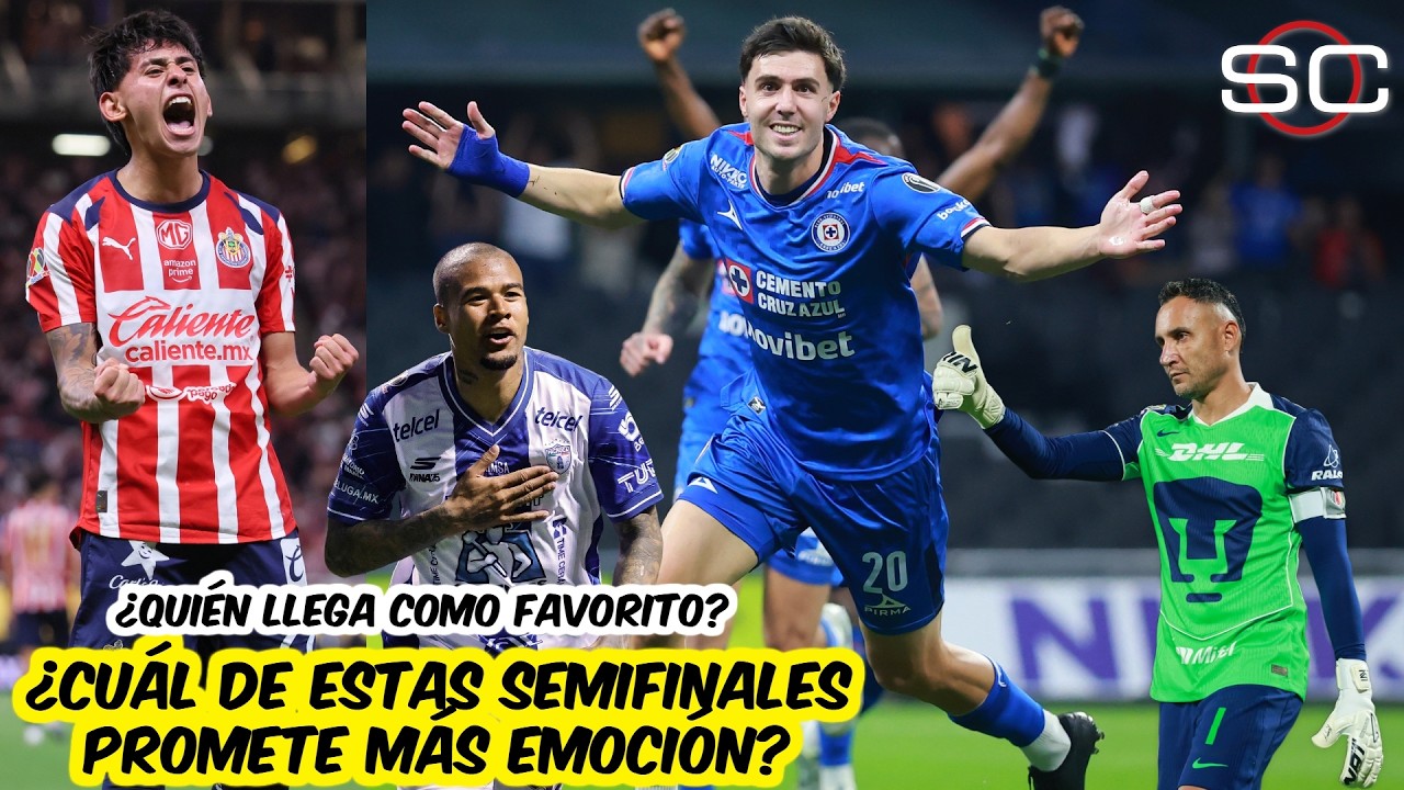 LIGUILLA ENCENDIDA. SEMIFINALES DEFINIDAS. Chivas vs Cruz Azul y Pumas vs Pachuca | Futbol Picante