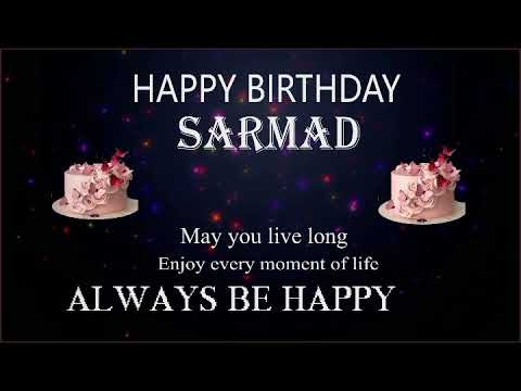 birthday wishes to Sarmad