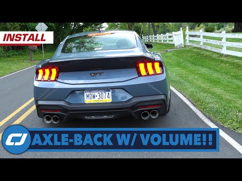 A Must-Have for Active Exhaust 2024 Mustangs?! Flowmaster Axle-Back Exhaust Install