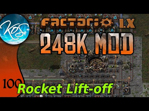 Factorio 248k Mod 100 - ROCKET UPGRADES! - Tips & Tricks