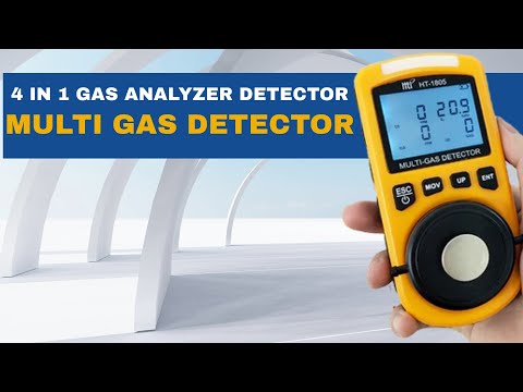 Portable Multi Gas Analyzer, CO, O2, HS2 & LEL HT-1805