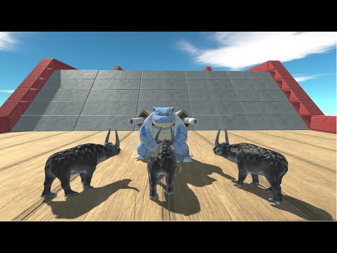 - NEW UNIT | BLASTOISE DEATH RUN - Animal Revolt Battle Simulator