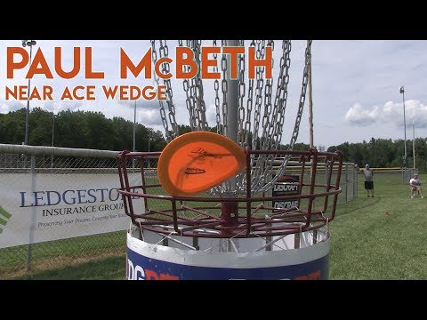 Paul McBeth - Near Ace - Wedges Into Side of Basket - 476 Foot Hole!