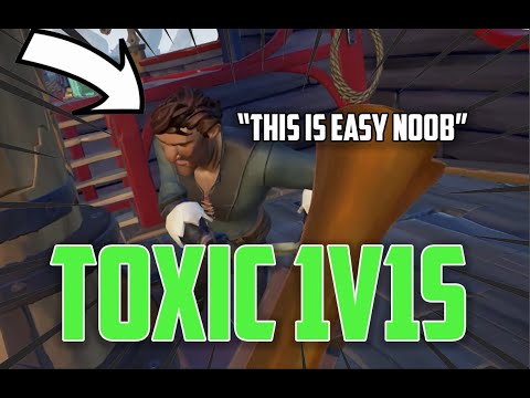 I Tricked Toxic Players Into 1v1ing In Sea of Thieves