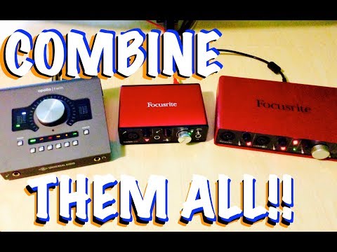 Combine all of your audio interfaces into one!!