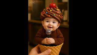 Cute baby singing APT ❤️🦋#baby #cute #cutebaby #babysinging #apt #AI #fyp #viral #babydance