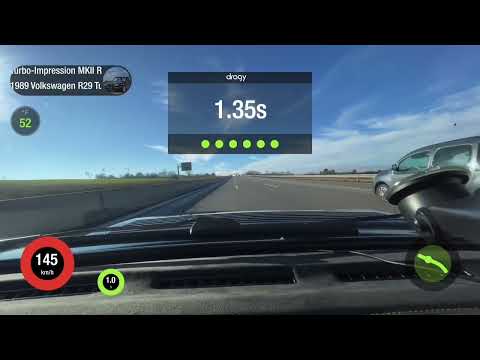 Fastest Street MKII Turbo Stick Shift King Golf 2 Turbo 2.91sec 100-200km/h