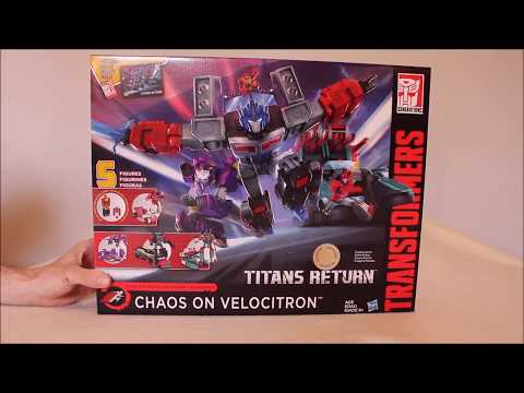 Transformers Chaos on Velocitron Boxset - GotBot True Review NUMBER 275