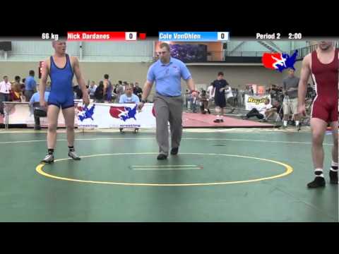 University Nat`ls FS  66 kg: Nick Dardanes vs. Cole VonOhlen