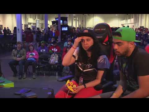 SuperGirlKels & Elegant vs ESAM & MVD - GOML 2018 - Wii U Doubles Winners Semi Finals