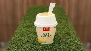 Mcdonalds Durian McFlurry Ice Cream