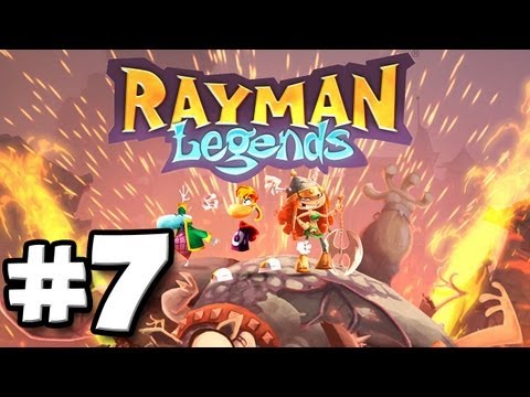 Rayman Legends Walkthrough - Part 7 - How to Shoot Your Dragon 100% Completion