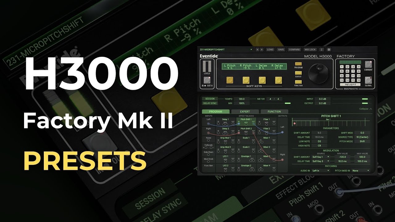 H3000 Factory Mk II Presets Demo - YouTube