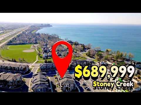 4k | Stoney Creek Ariel l 590 North Service, Living by the Lake,, Listing Agent Walk-through| Milton