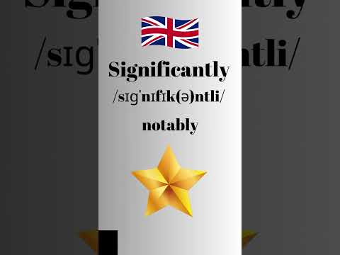 How to Pronounce Significantly-British Accent #britishpronounciation #britishaccent #learnenglish