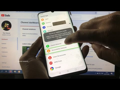 Huawei P30 Pro How to Disable Talkback or Voice Over I GSMAN ASHIQUE I