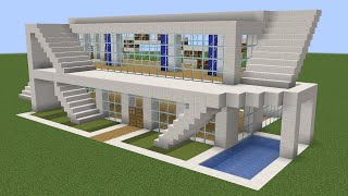 Minecraft - How to build a Modern Designer House