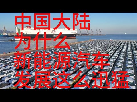 中国大陆为什么新能源汽车发展这么迅猛？比亚迪汽车|上汽集团|特斯拉|中国经济|拼多多|新能源汽车|内卷化|价格战|贸易战|新质生产力|产能过剩|汽车市场|网约车|市场换技术|中国政府|跨境电商|关税