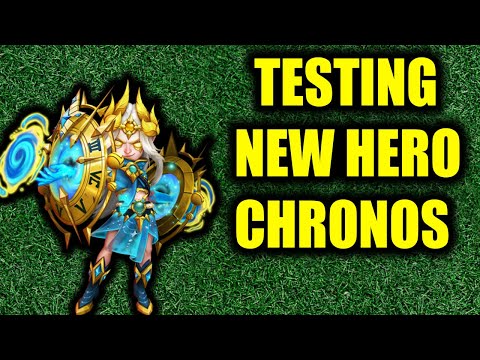TESTING NEW HERO CHRONOS🔥CASTLE CLASH