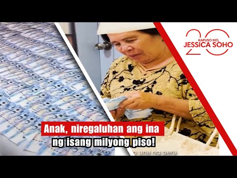 Anak, niregaluhan ang ina ng isang milyong piso! | Kapuso Mo, Jessica Soho