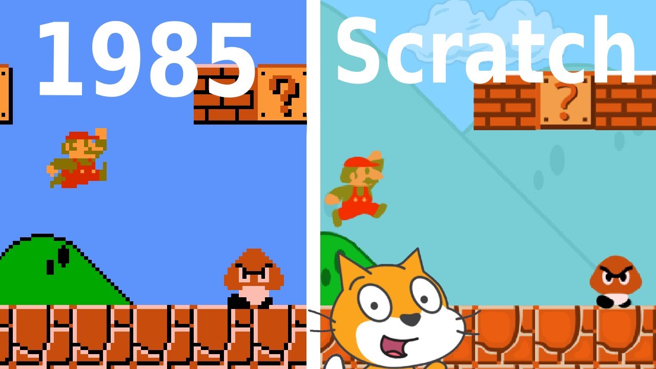 I Made Super Mario Bros in Scratch!