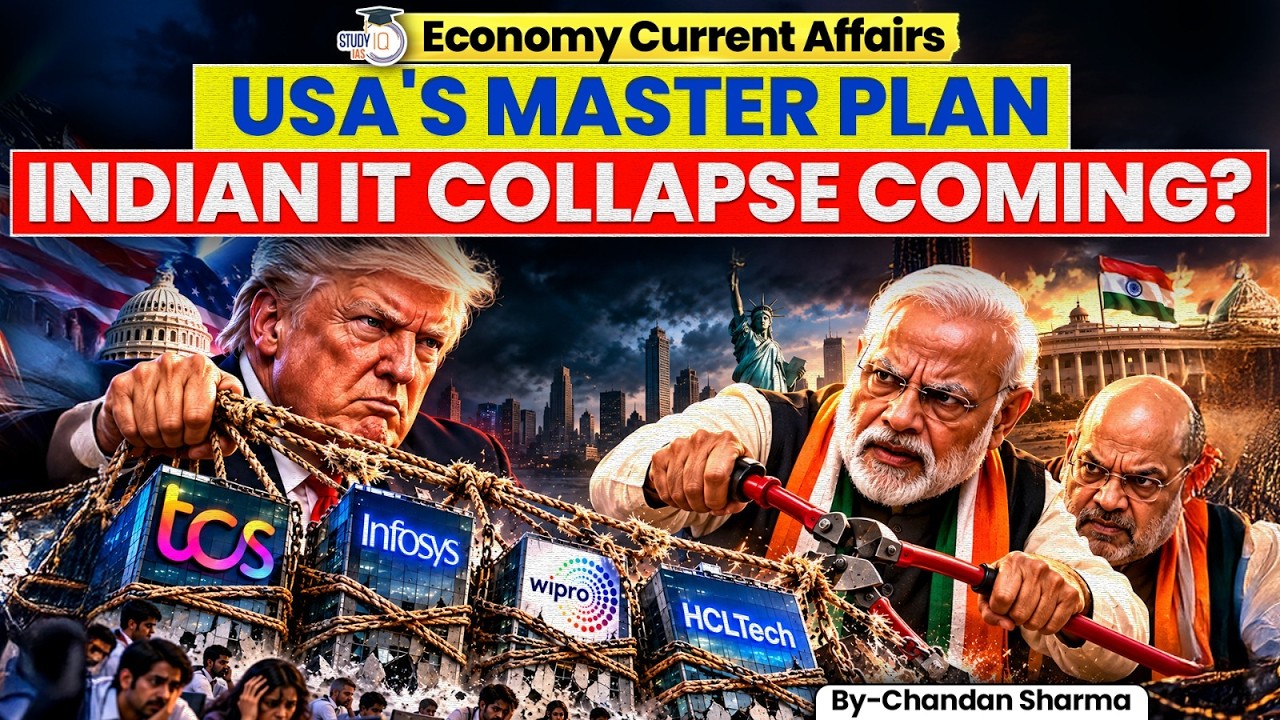Why US Froze Green Cards for Infosys, TCS & Microsoft: The Hidden Game Plan Explained | StudyIQ IAS