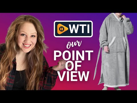 Bedsure Oversized Wearable Blanket Hoodie - Long Sherpa Fleece Hooded Blanket for Adult Women Men - WTI product video review