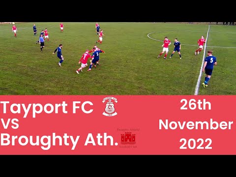 Tayport FC vs  Broughty Athletic  - 26/11/22 - Highlights