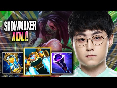 SHOWMAKER CHILLING WITH AKALI! - DK ShowMaker Plays Akali MID vs Qiyana! | Season 2022