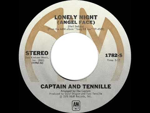 1976 HITS ARCHIVE: Lonely Night (Angel Face) - Captain & Tennille (a #1 record--stereo 45)