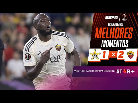 Gols e lances de Sheriff x Roma