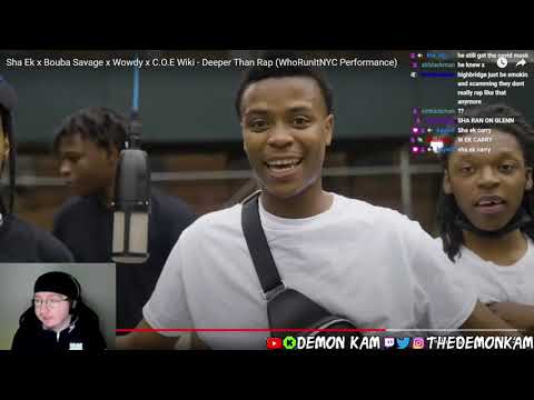 Demon Kam Reacts to Sha Ek x Bouba Savage x Wowdy x C.O.E Wiki - Deeper Than Rap