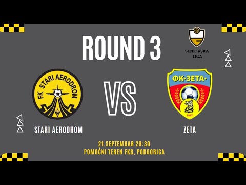 Seniori - FK Stari Aerodrom vs FK Zeta