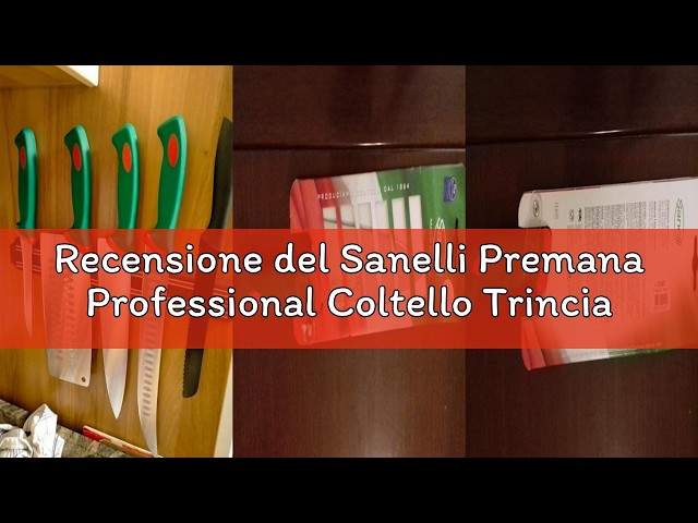 Vídeo relacionado con Sanelli Línea Premana Professional,Mondador Cm.12,Acero Inoxidable,Verde y Rojo,