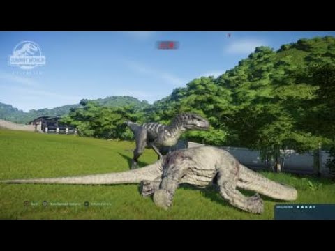 Jurassic World Evolution Mamenchisaurus vs Indominus Rex